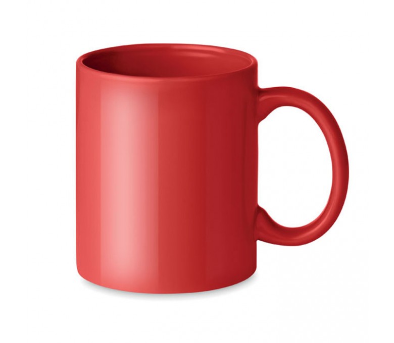 taza de ceramica modelo C6208 de color rojo