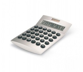 calculadora dual de 12 digitos en fondo blanco