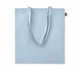 bolsa publicitaria de algodon organico modelo C6189 color azul claro