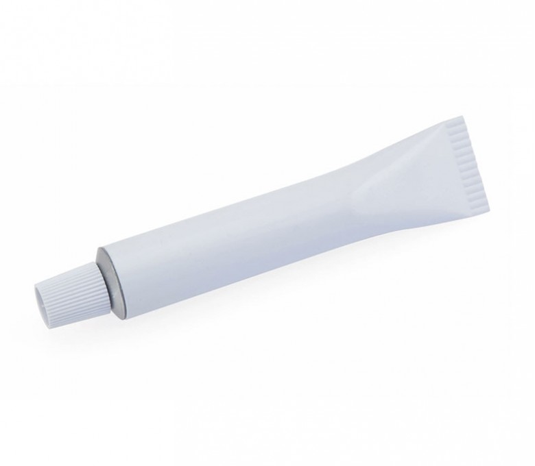 boligrafo en forma de tubo para dentifrico color blanco
