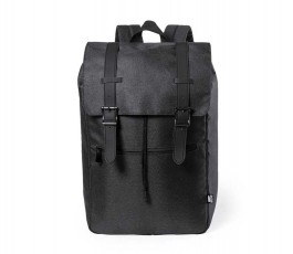 mochila para portatil en RPET modelo A1040 color negro