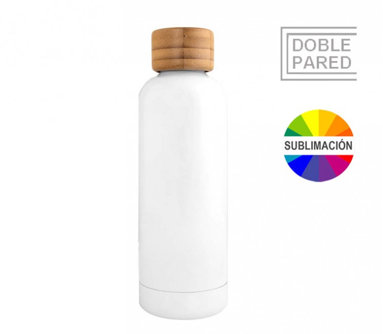 botella de doble pared para personalizar con sublimacion a color modelo ZG52078