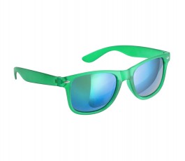 gafas de sol modelo A4581 con lentes espejadas y montura de color verde