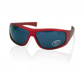 gafas de sol modelo A9993 con montura y varillas de color rojo