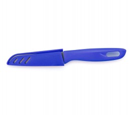 cuchillo de cocina modelo A4003 con funda y mango color azul