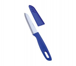 cuchillo de cocina modelo A4003 con funda separada y mango color azul