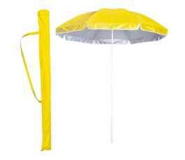 sombrilla de playa modelo A3951 con funda color amarillo