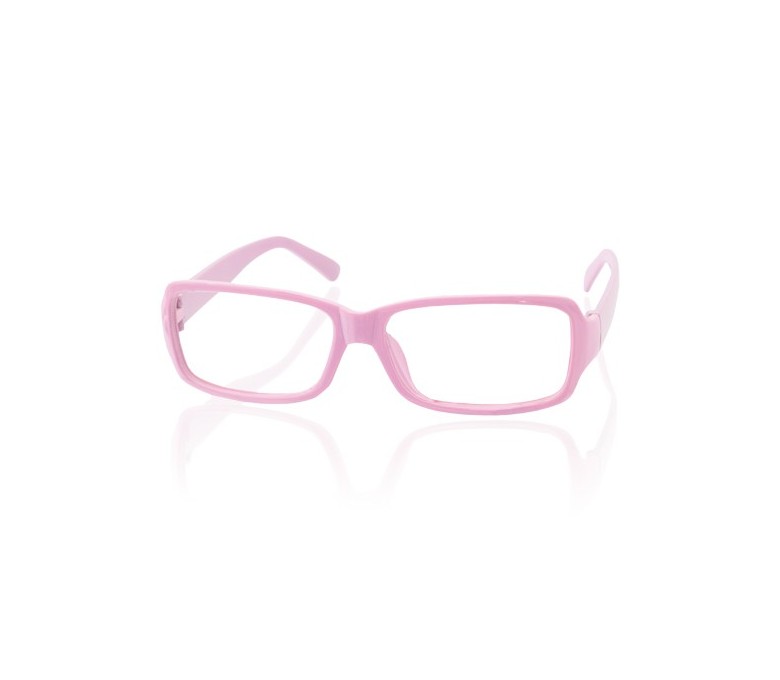 gafas sin cristales modelo A3609 con montura y varillas de color rosa