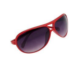 gafas de sol modelo A3950 con lentes ahumadas y montura y varillas de color rojo