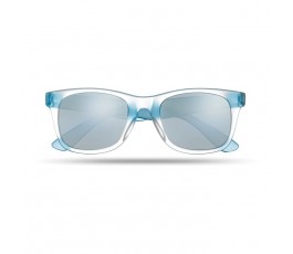 gafas de sol modelo C8652 con montura transparente y varillas color azul