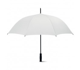 paraguas grande publicitario modelo C8581 color blanco abierto