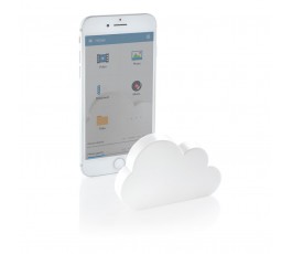 unidad de almacenamiento cloud en forma de nube con movil