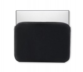 funda para portatil de 15" de color negro para personalizar con logo con portatil en el interior