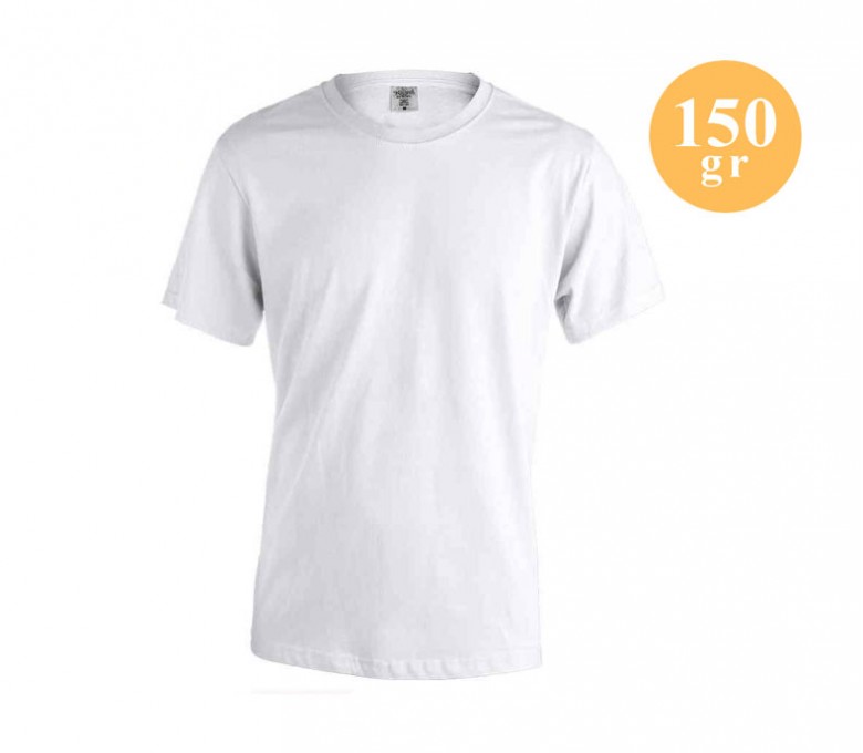 Camiseta adulto barata algodon blanca