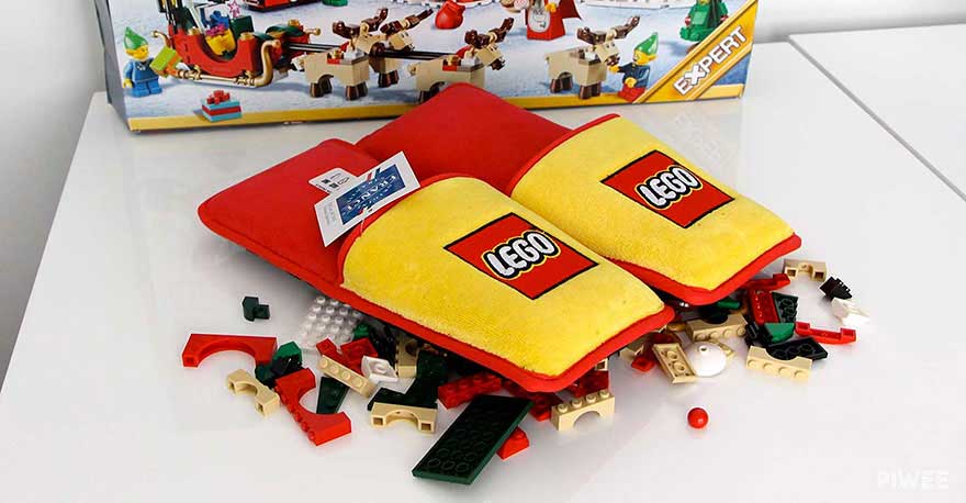 Zapatillas Lego, publicidad promocional